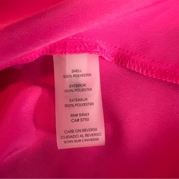 KARL LAGERFELD PARIS Belted Zip Up A Line Dress - Picture 6 of 8